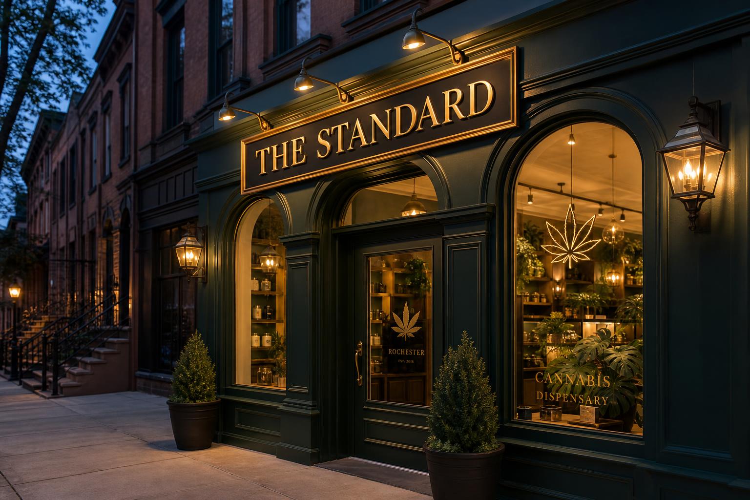 The Standard storefront sign on Monroe Avenue